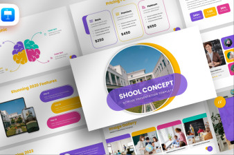 Playful School Concept Keynote Template